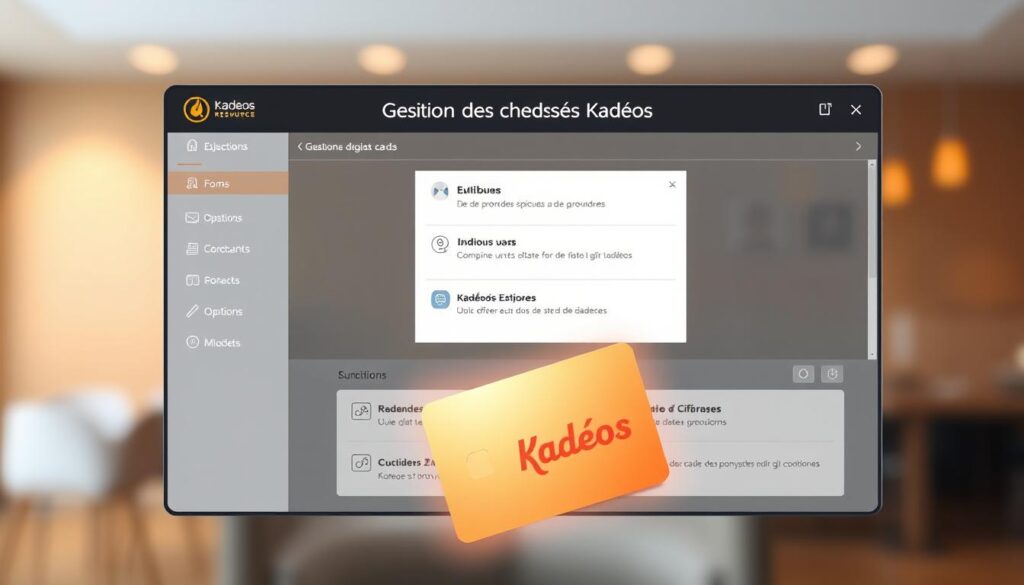 gestion des chèques Kadéos